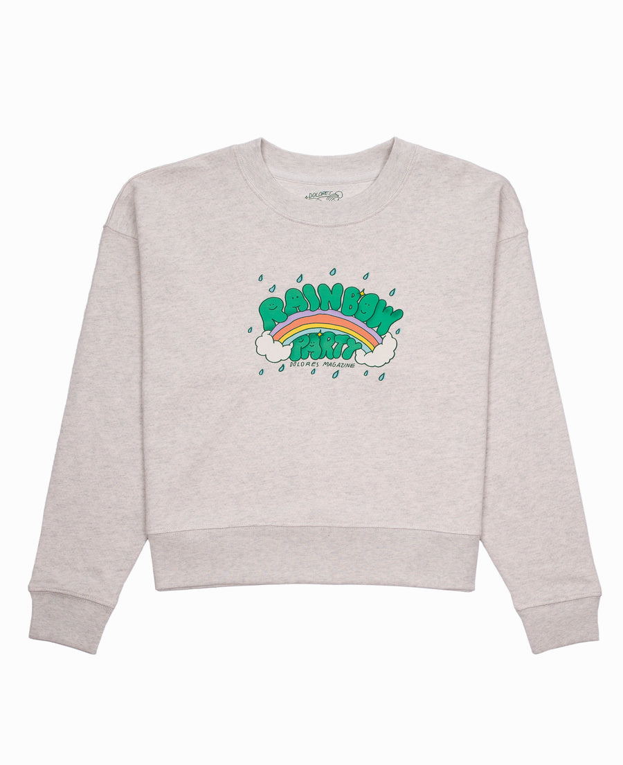 RAINBOW PARTY CREWNECK - DOLORES X LASER BARCELONA