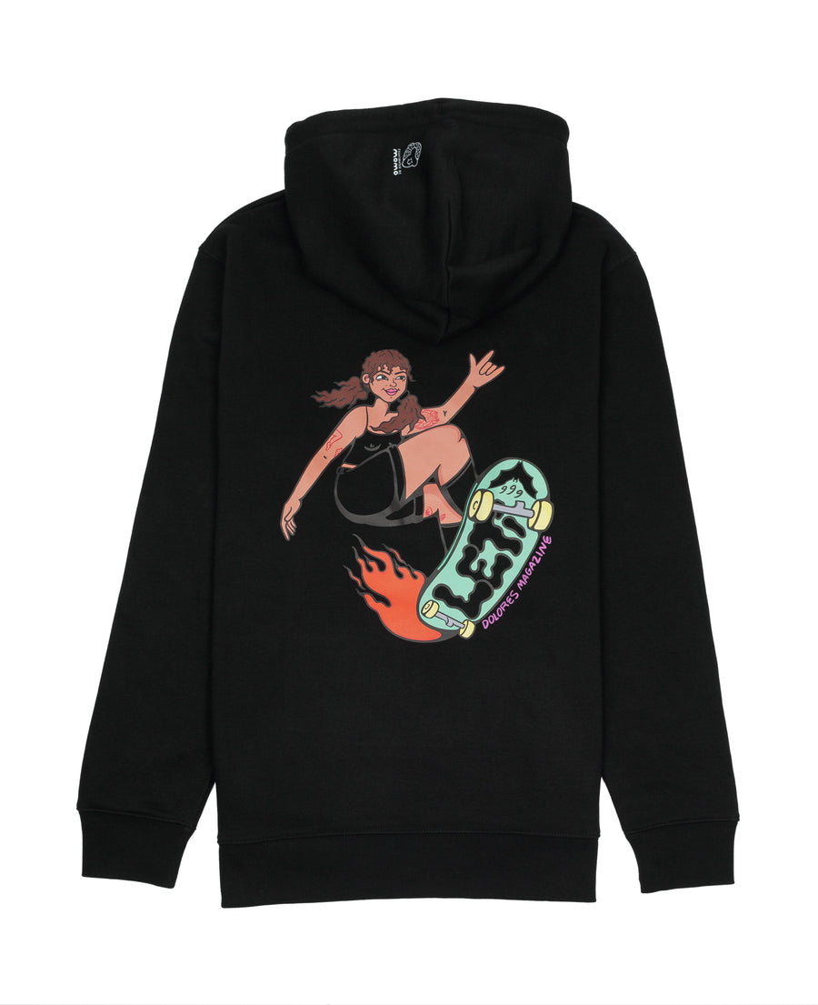 LETI HOODIE - DOLORES X LASER BARCELONA